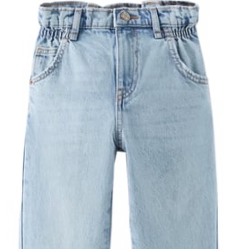 NWT Zara girls paperbag jeans 9Y